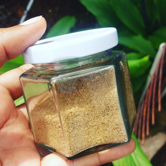 home made ginger powder